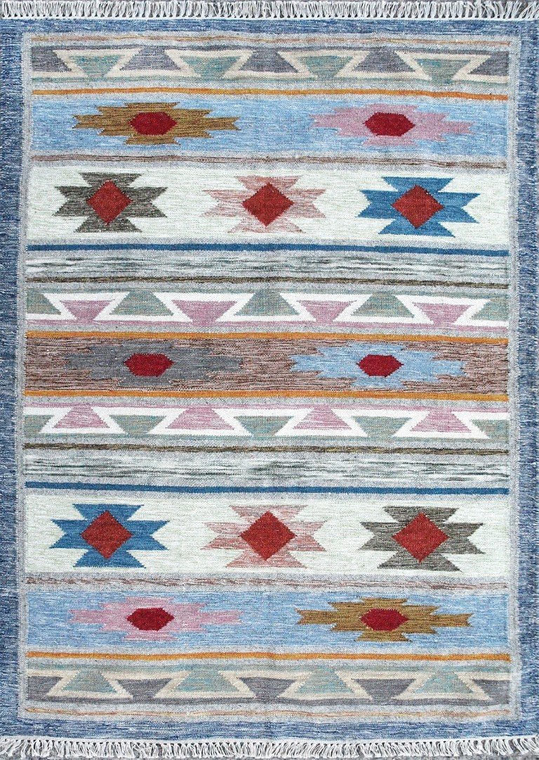 Estilo Kilim, Anudado A Mano 010