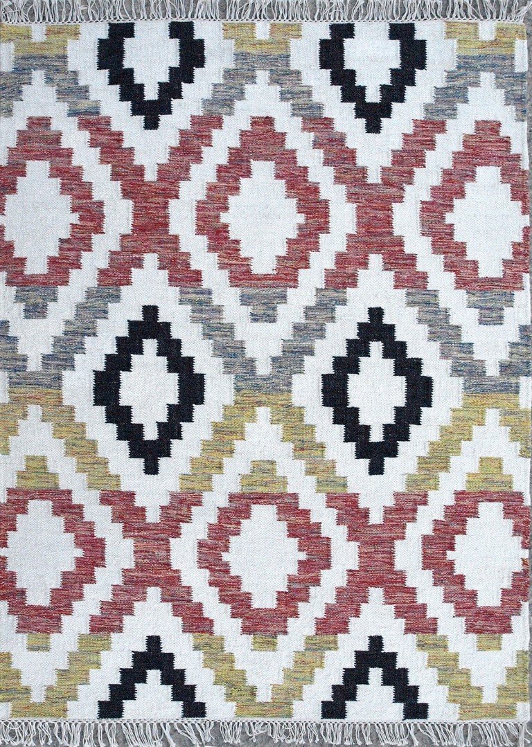 Estilo Kilim, Anudado A Mano 011