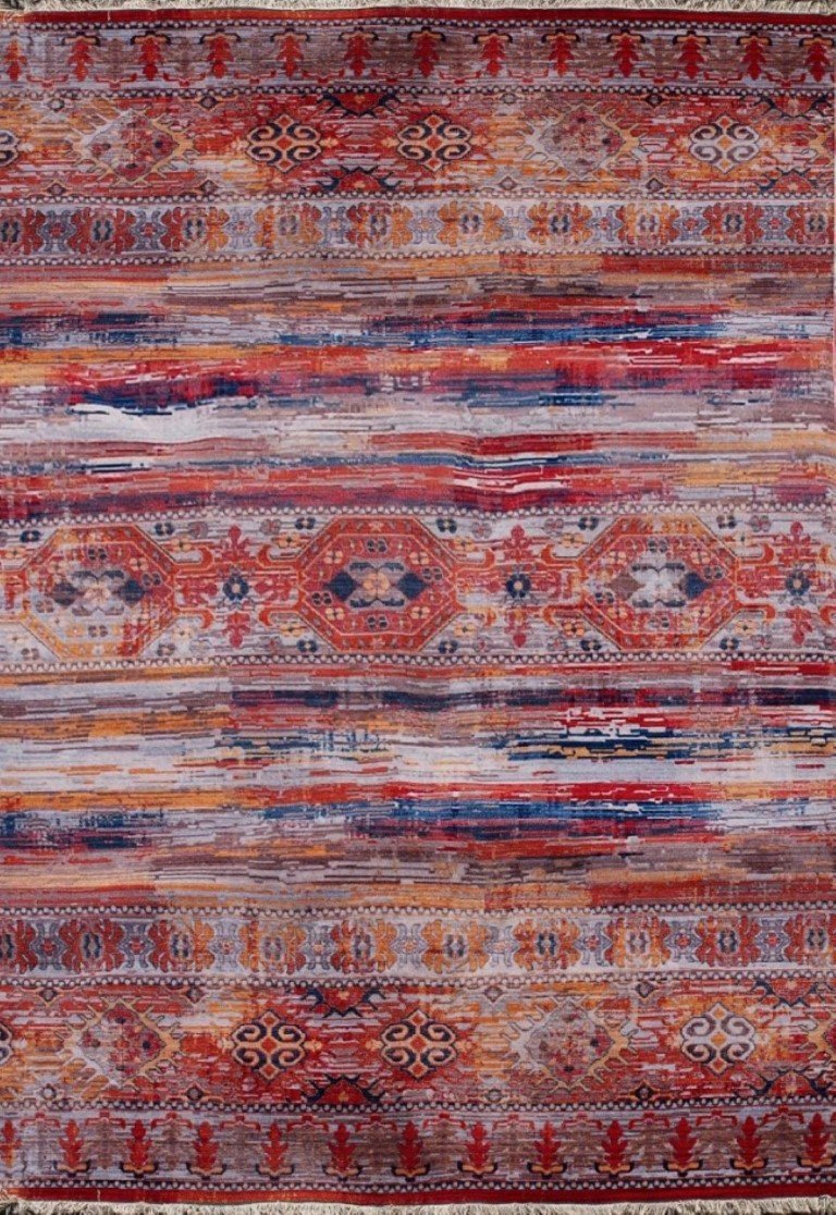 Estilo Kilim Fabricada Con Alta Densidad 7608