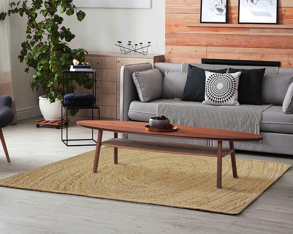 Artesanal, Fibra Natural Yute, Reversible 686