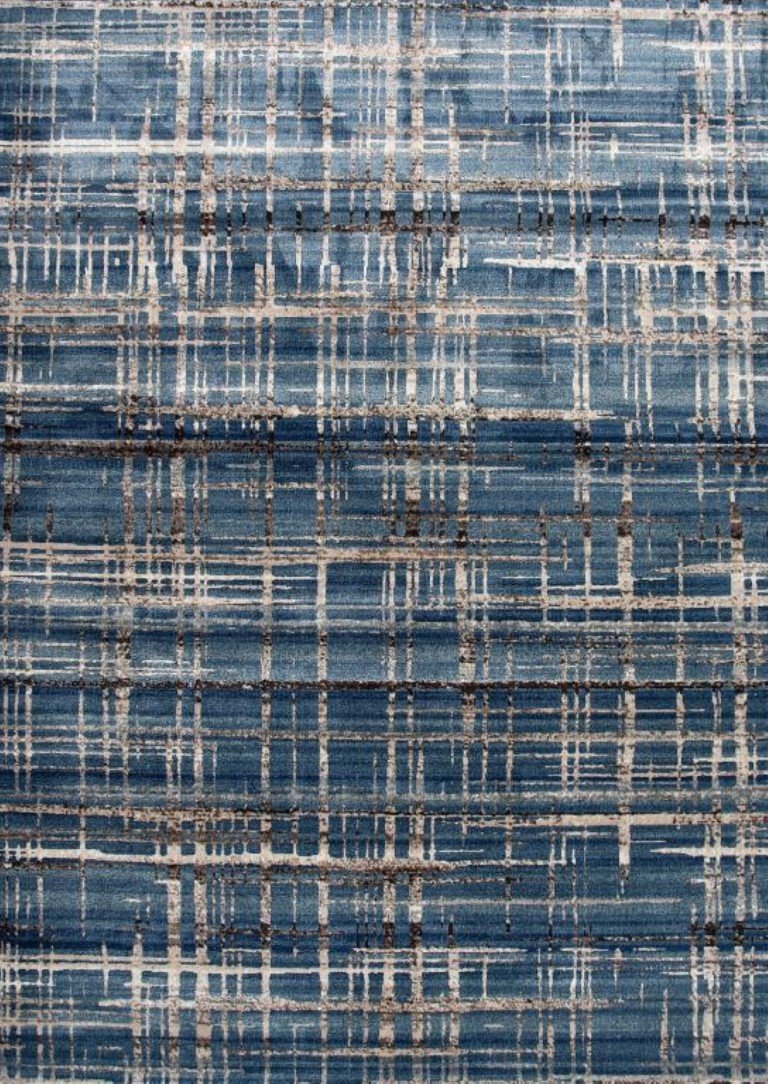 Moderna, Diseño A Base Cuadros Y Rayas 8021